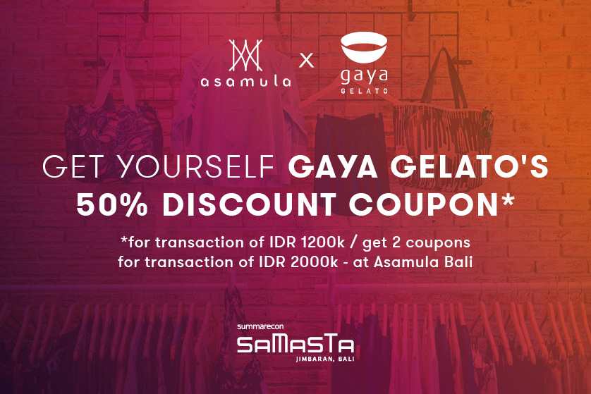 Get 50% Gaya Gelato Coupon from Asamula